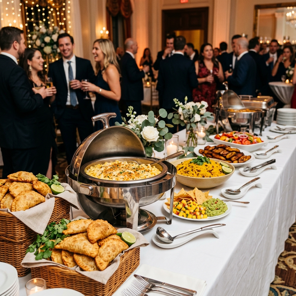 Empanissah's catering spread